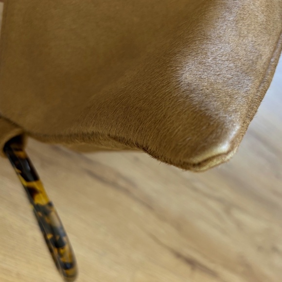 ★Oliveve Murphy Haircalf Clutch in Camel★